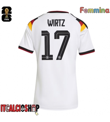 Germania Florian Wirtz #17 Prima Maglia Femmina Mondiali 2026 Manica Corta